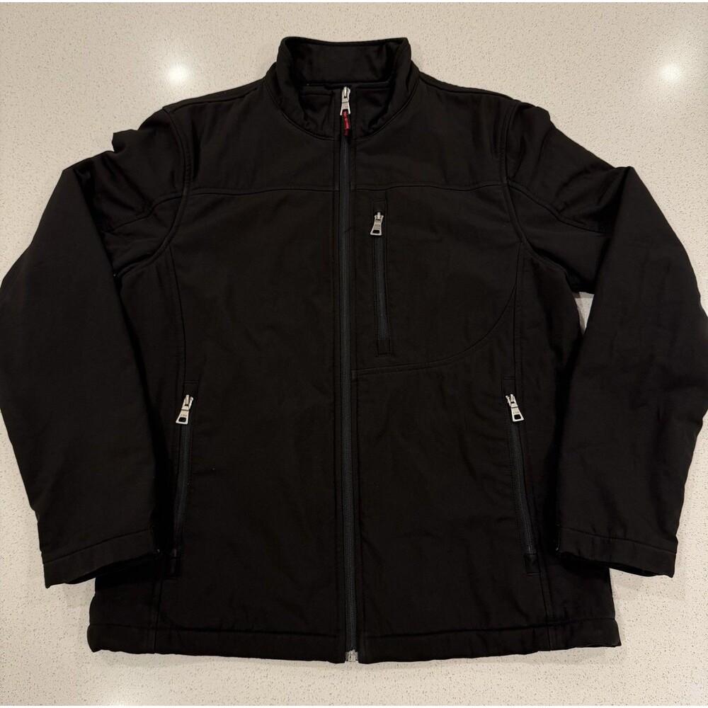 GUESS Men’s Softshell Water Resistant Outerwear Jacket With Micro-fleece Lining